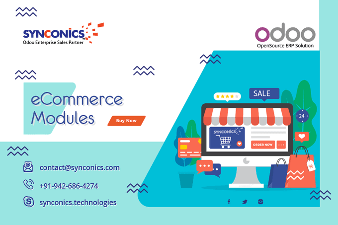 Odoo Module Ecommerce - Synconics