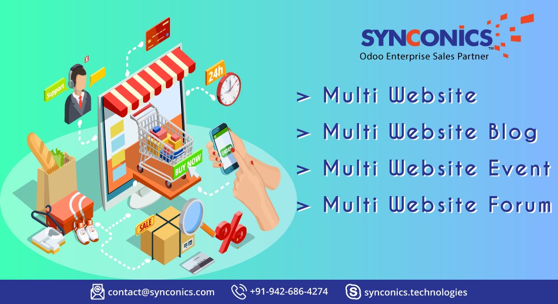 Multi Website | Odoo Apps - Synconics