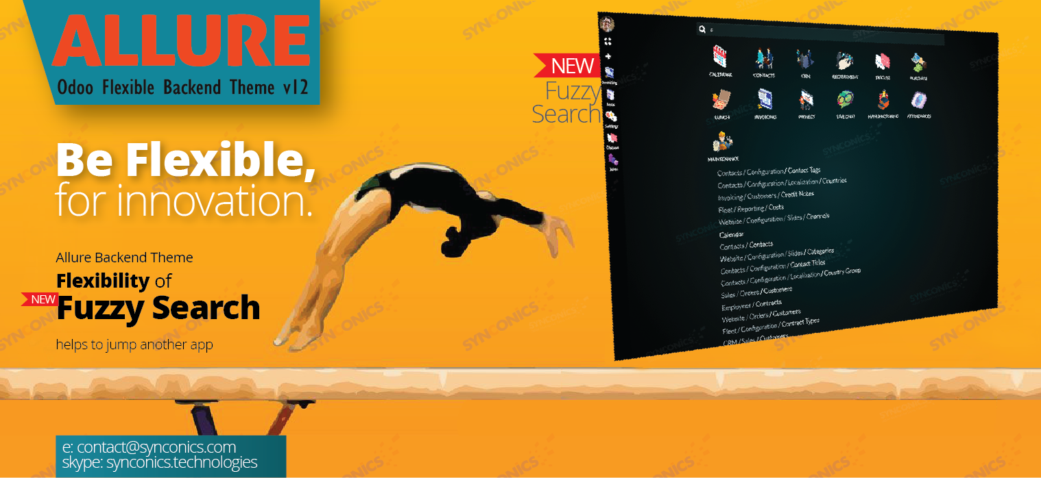 Odoo Backend Theme Allure - Synconics Apps Store