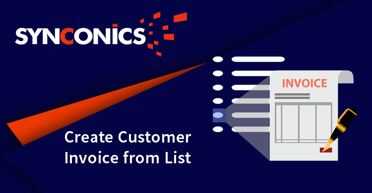 Create Customer Invoice