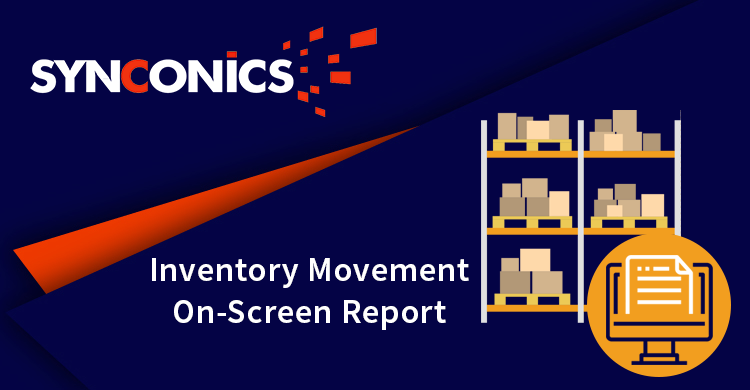 Inventory Movement Report (Onscreen, Excel and PDF)